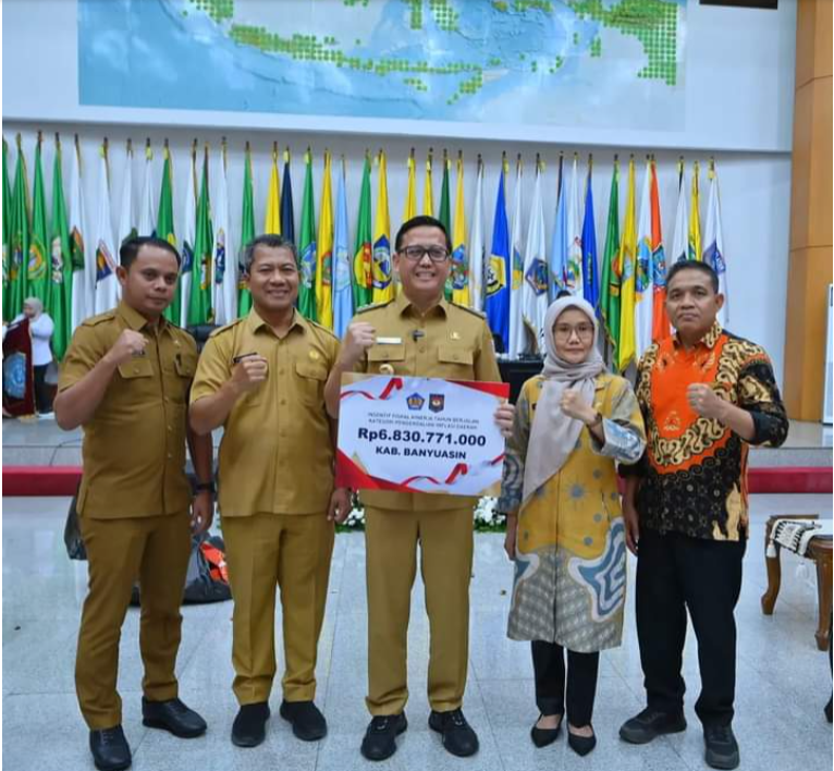 Kabupaten Banyuasin Kembali Tuai Prestasi Penghargaan Insentif Fiskal Pengendalian Inflasi